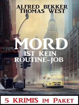cover image of Mord ist kein Routine-Job